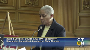Click to Launch Connecticut Supreme Court Historical Society 2024 Law Day Ceremony “Voices of Democracy”
